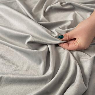 Zasłona gotowa na przelotkach VELVI 140x260 szara