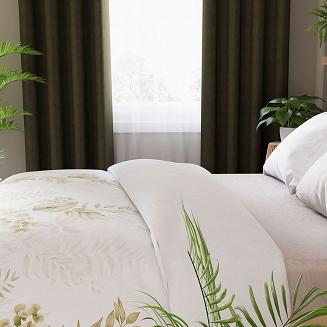 LIGIERO Komplet pościeli z bawełny satynowej 160x200cm 100087/SAT/000/160200/1