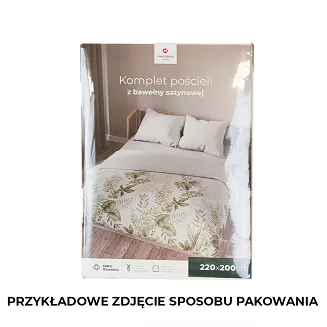 LIGIERO Komplet pościeli z bawełny satynowej 160x200cm 100087/SAT/000/160200/1