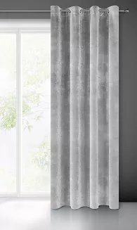 Zasłona gotowa na przelotkach VILLA 140x250 Eurofirany stalowy