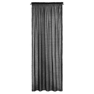 Zasłona gotowa na taśmie REINA 135x270 Eva Minge Eurofirany czarny