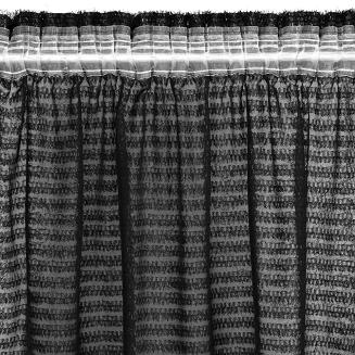 Zasłona gotowa na taśmie REINA 135x270 Eva Minge Eurofirany czarny