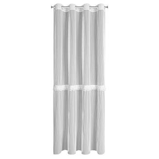 Firana gotowa na przelotkach ELIANA Eurofirany biały