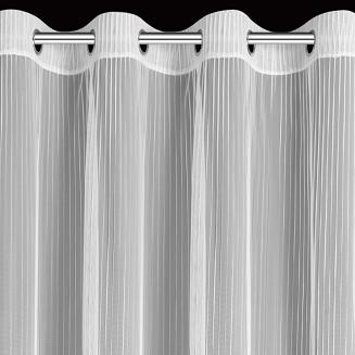 Firana gotowa na przelotkach ELIANA Eurofirany biały