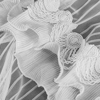 Firana gotowa na przelotkach ELIANA Eurofirany biały