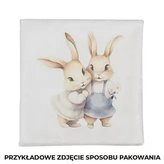 Poszewka dekoracyjna AZAELA 40x40 welwetowa szara różowa kwiaty liście