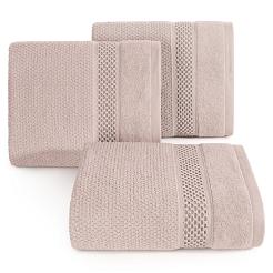 Ręcznik bawełniany DANNY 70x140 Eurofirany pudrowy