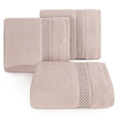 Ręcznik bawełniany DANNY 70x140 Eurofirany pudrowy