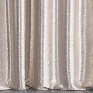 Zasłona gotowa na taśmie EBRU 135x270 Eurofirany beżowa + złota