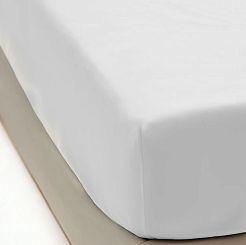 Prześcieradło polarowe z gumką MIŚ Fluffy 140x200 mikrofibra białe