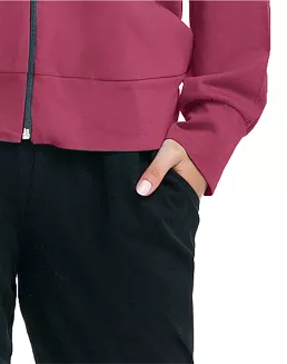 Dres damski LUNA kod 307 bordowo-czarny