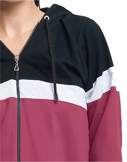 Dres damski LUNA kod 307 bordowo-czarny
