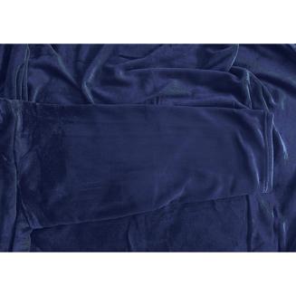 Koc narzuta BINGIE 150x180 granatowy z rękawami TV