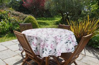 Obrus dekoracyjny GARDEN 150x150 Eurofirany biały