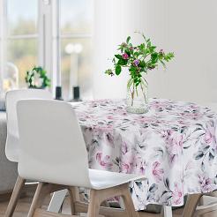 Obrus dekoracyjny GARDEN 150x150 Eurofirany biały