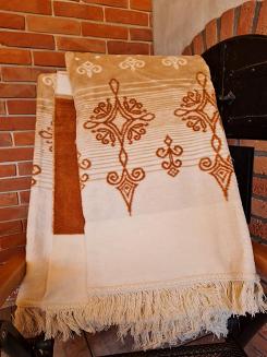 Koc bawełniano-akrylowy 150x200 wzór 0597-1