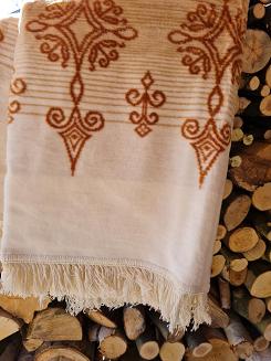 Koc bawełniano-akrylowy 150x200 wzór 0597-1