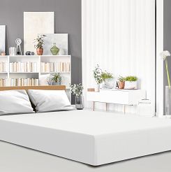 Prześcieradło jersey z elastanem z gumką 160x200 Darymex białe