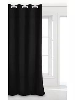 czarna zasłona zaciemniająca blackout 140x250 hold