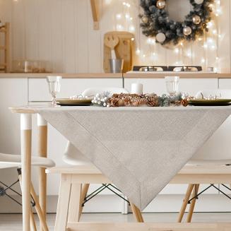 Obrus dekoracyjny LANA 140x260 Eurofirany beżowy