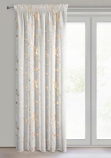 Firana gotowa na taśmie MOLLY1 140x270 Eurofirany biały