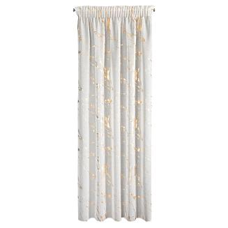 Firana gotowa na taśmie MOLLY1 140x270 Eurofirany biały