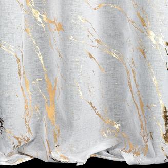 Firana gotowa na taśmie MOLLY1 140x270 Eurofirany biały