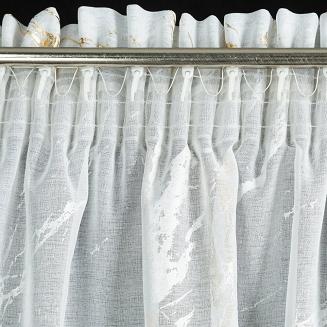Firana gotowa na taśmie MOLLY1 140x270 Eurofirany biały