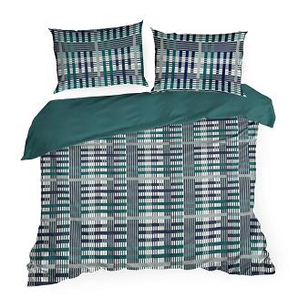 Pościel satynowa NIKA 160x200 Eurofirany ciemnoturkusowy