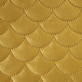 Narzuta dekoracyjna ARIEL 220x240 Eurofirany musztardowa