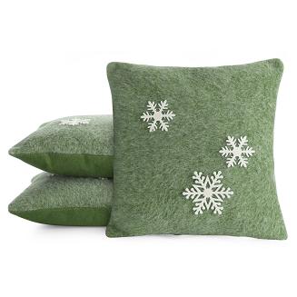 Poszewka dekoracyjna świąteczna 83B 40x40 Eurofirany zielony