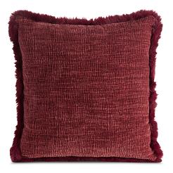 Poszewka dekoracyjna BLANCA 45x45 Eurofirany bordowy