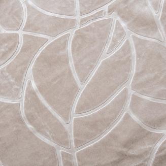 Koc akrylowy na fotel tłoczony LIV 80x160 gruby ciepły taupe