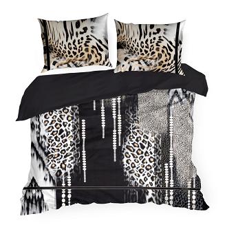 Pościel satynowa EVA 160x200 Eva Minge Eurofirany czarny