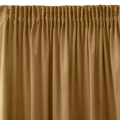 Zasłona gotowa na taśmie SIBEL 140x270 Pierre Cardin Eurofirany miodowa
