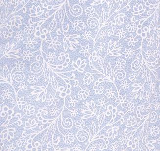 Koszula damska REGINA kod 169 niebieska kwiatowy ornament