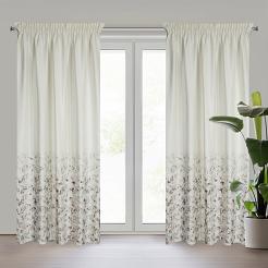 Zasłona gotowa na taśmie MARIELA 140x270 Eurofirany kremowy