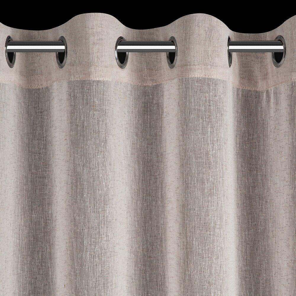 Zasłona gotowa na przelotkach ANGELICA 140x250 Eurofirany różowy