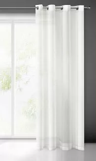 Firana gotowa na przelotkach LUCY 140x250 Eurofirany kremowy