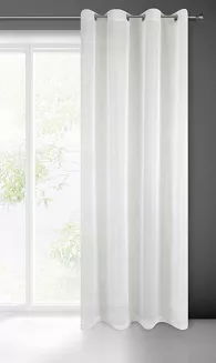 Firana gotowa na przelotkach LUCY 140x250 Eurofirany kremowy