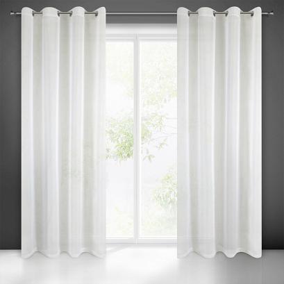 Firana gotowa na przelotkach LUCY 140x250 Eurofirany kremowy