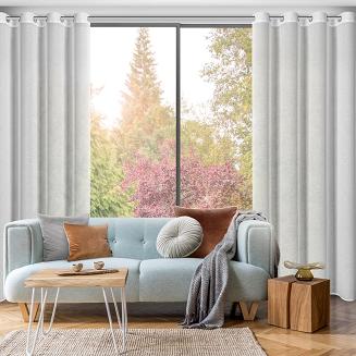 Firana gotowa na przelotkach TULSA Eurofirany biały