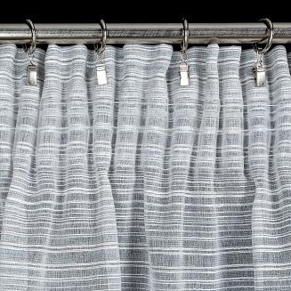 Firana gotowa na taśmie ARIA 140x300 Eurofirany szary