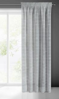 Firana gotowa na taśmie ARIA 140x300 Eurofirany szary