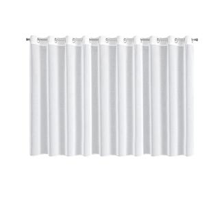 Firana gotowa na przelotkach LANA 350x150 Eurofirany biały