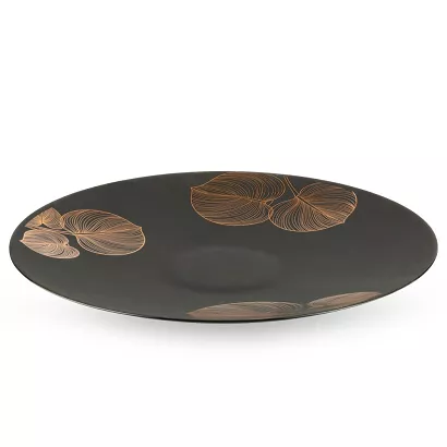 Patera dekoracyjna VICTORIA5 37x37x4 Eurofirany czarna