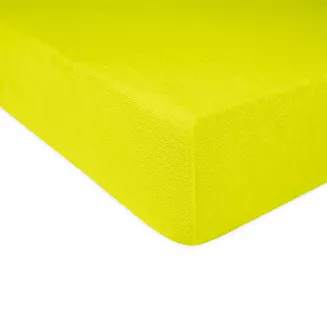 Prześcieradło frotte z gumką 120x200 Darymex limonkowy
