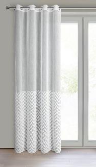 Firana gotowa na przelotkach MELI 140x250 Eurofirany biały