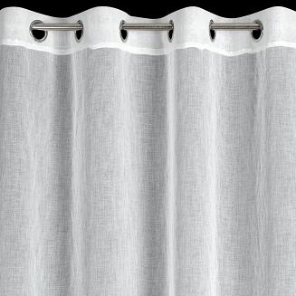 Firana gotowa na przelotkach MELI 140x250 Eurofirany biały