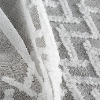 Firana gotowa na przelotkach MELI 140x250 Eurofirany biały